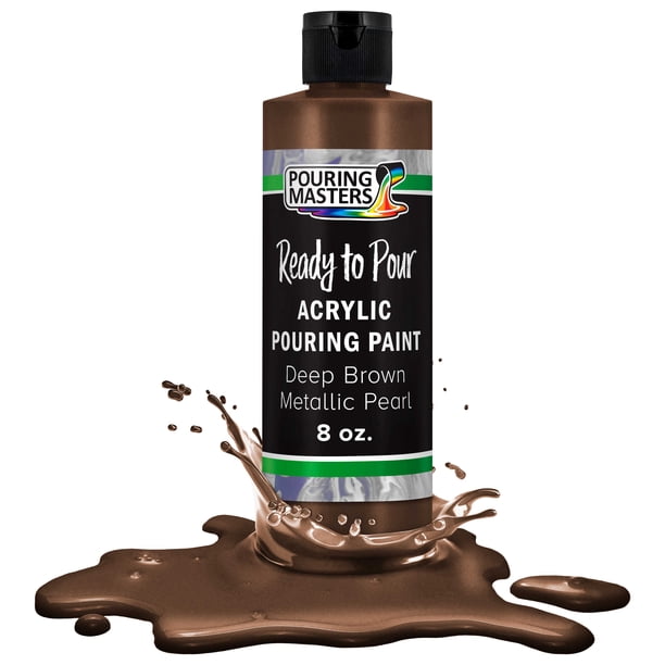 Pouring Masters Caribbean Blue Acrylic Pouring Paint - 64oz Pre-Mixed Ready To Pour For Canvas, Wood & Crafts