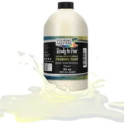 Pouring Masters Gold Interference Pearl Special Effects Pouring Paint - Quart Bottle - Acrylic Ready to Pour Pre-Mixed Water Based for Canvas, Wood, Paper, Crafts, Tile, Rocks and More