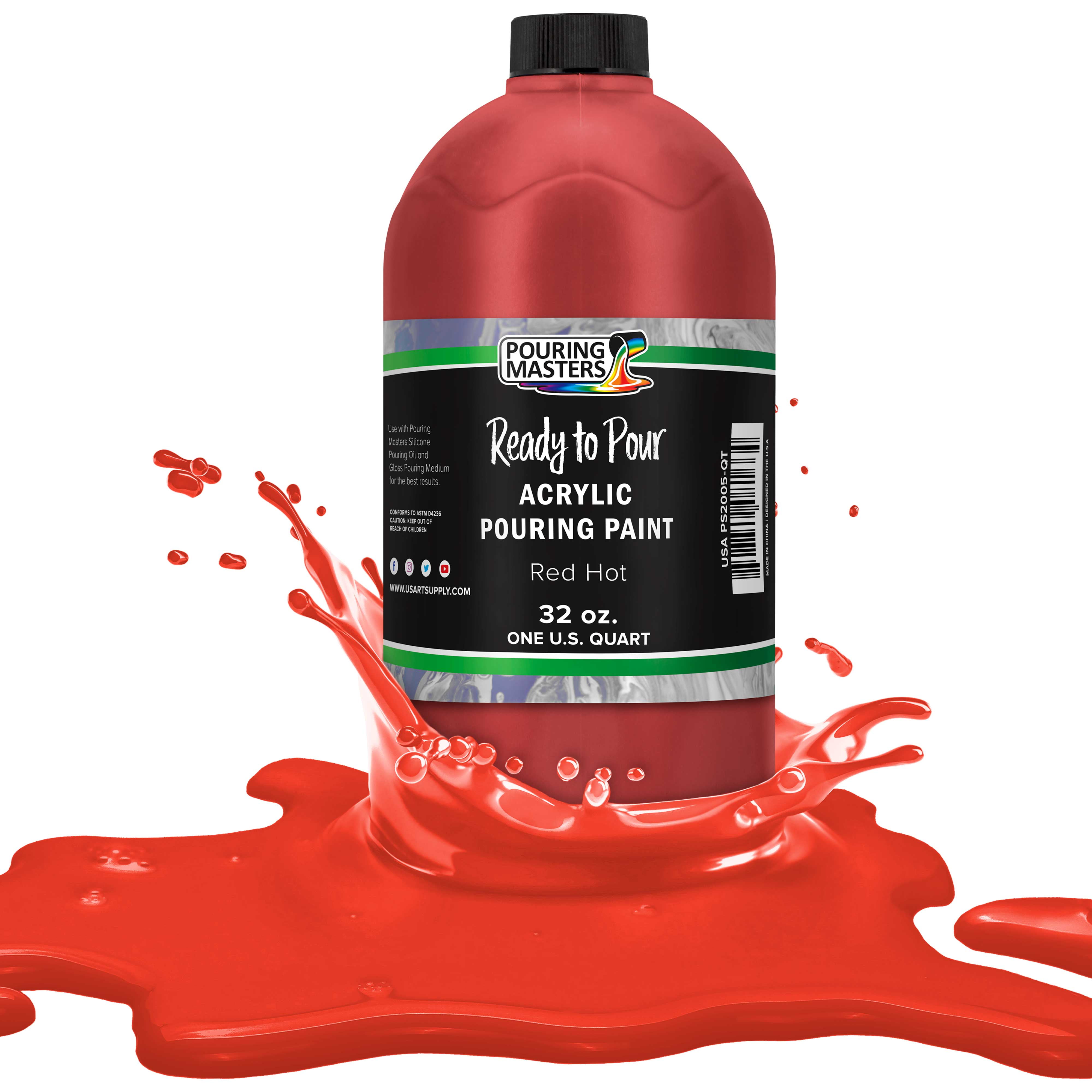 Prang Ready-to-Use Liquid Tempera Paint - 1 Quart - Black