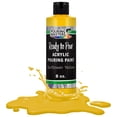 thumbnail image 1 of Pouring Masters Sunflower Yellow Acrylic Ready to Pour Pouring Paint - Premium 8-Ounce Pre-Mixed Water-Based, 1 of 8