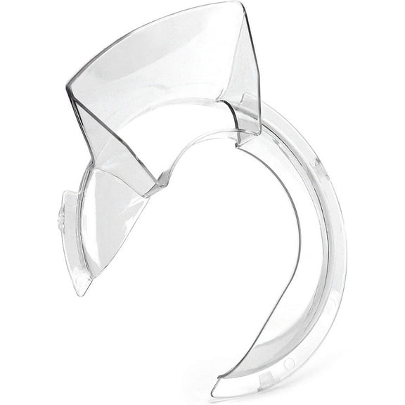 Pouring Shield for Kitchen Aid Stand Mixers 4.5-5 QT Stainless Steel, Glass, Ceramic Bowls(ONLY),Splatter Guard for Kitchen Aid Mixer Bowl,W10616906 Pouring Shield KN1PS by