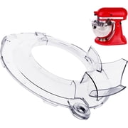 Pouring Shield Removable Compatible with KitchenAid 4.5-5 Quart Tilt-Head Stand Mixer Bowl, Foldable Lid cover,Splash Guard, Dishwasher Safe. As Kitchen Aid Acc