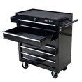 thumbnail image 1 of Pouseayar 6 Drawers Multifunctional Tool Cart, Tool Storage Cabinet with Wheels-Black, 1 of 12