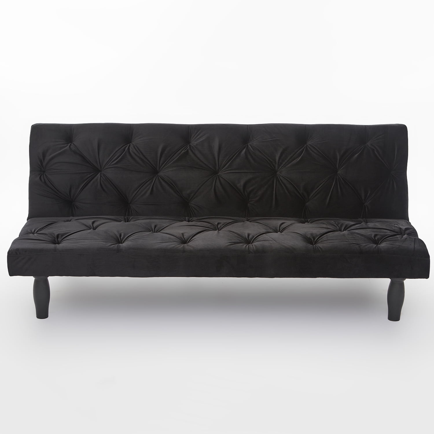 Pouseayar Futon Sofa Bed, 66" Sleeper Sofa, Loveseat, Velvet Couches