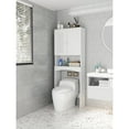 thumbnail image 1 of Pouseayar Home Bathroom Shelf over-the-Toilet Storage Cabinet , White, 1 of 7