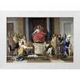 thumbnail image 1 of Poussin, Nicolas 32x23 White Modern Wood Framed Museum Art Print Titled - Judgement of Solomon, 1 of 4
