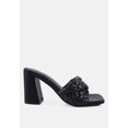 thumbnail image 1 of Pout Pro Braided Raffia Block Sandals, 1 of 10
