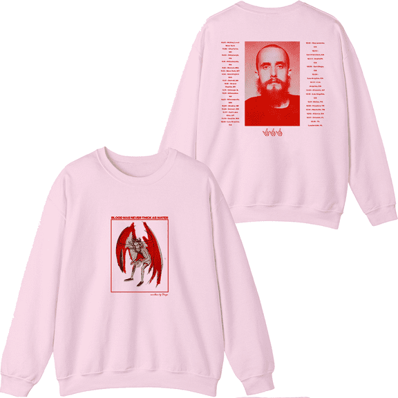 Pouya Merch 2024 Tour Crewneck Sweatshirt Men Women Long Sleeve Streetwear Graphic Tops