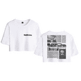 thumbnail image 1 of Pouya Merch Album Crop Top T-shirt Women Girls Fashion Short Sleeve Graphic Tees, 1 of 2