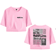 thumbnail image 1 of Pouya Merch Album Crop Top T-shirt Women Girls Fashion Short Sleeve Graphic Tees, 1 of 2