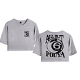 thumbnail image 1 of Pouya Merch All But Pouya Crop Top T-shirt Women Girls Fashion Short Sleeve Graphic Tees, 1 of 2