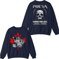 thumbnail image 1 of Pouya Merch Grim Reaper Tour Crewneck Sweatshirt Men Women Long Sleeve Streetwear Graphic Tops, 1 of 2
