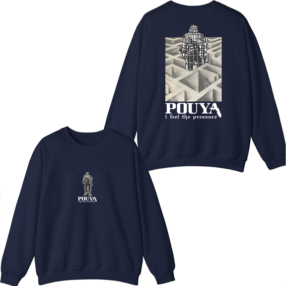Pouya Merch Pressure Crewneck Sweatshirt Men Women Long Sleeve Streetwear Graphic Tops