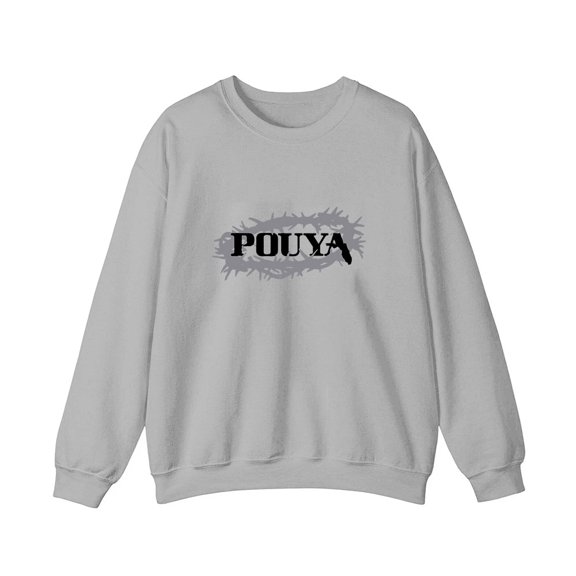 Pouya Merch Thorn Logo Crewneck Sweatshirt Men Women Long Sleeve Streetwear Graphic Tops