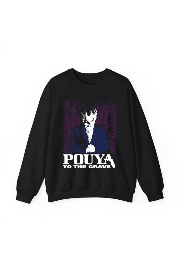 Pouya Merch To The Grave Crewneck Sweatshirt Men Women Long Sleeve Streetwear Graphic Tops