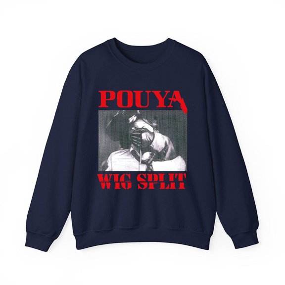 Pouya Merch Wig Split Crewneck Sweatshirt Men Women Long Sleeve Streetwear Graphic Tops