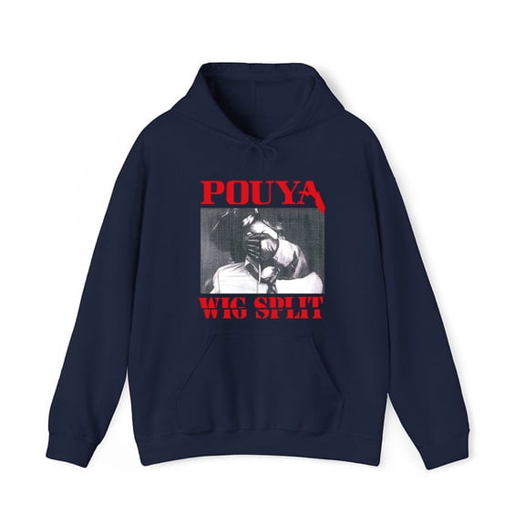 Pouya Merch Wig Split Hoodie Hoodies Fashion Unisex Men Women Long Sleeve Pullover Graphic Top