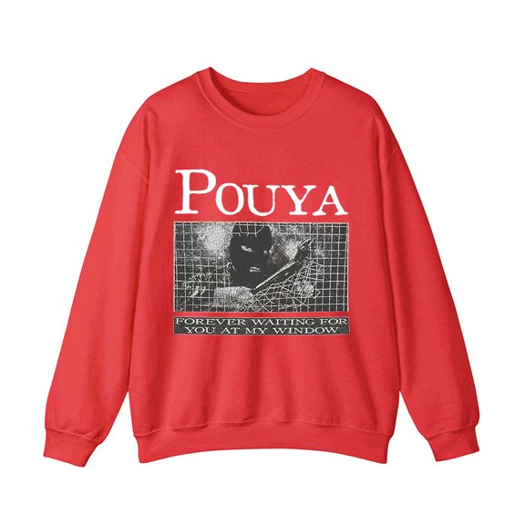 Pouya Merch Window Crewneck Sweatshirt Men Women Long Sleeve Streetwear Graphic Tops