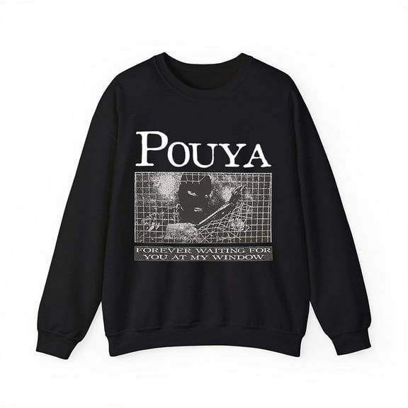 Pouya Merch Window Crewneck Sweatshirt Men Women Long Sleeve Streetwear Graphic Tops