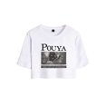 thumbnail image 1 of Pouya Merch Window Crop Top T-shirt Women Girls Short Sleeve Streetwear Graphic Tees, 1 of 2