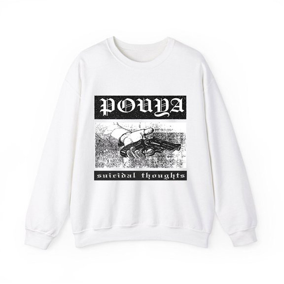 Pouya Merch illustration Crewneck Sweatshirt Men Women Long Sleeve Streetwear Graphic Tops