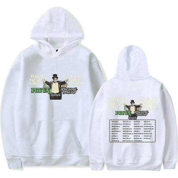Pouya Tour 2025 Hoodies Unisex Pullover Harajuku Sweatshirt Hip Hop Long Sleeve Clothes