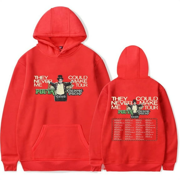 Pouya Tour 2025 Hoodies Unisex Pullover Harajuku Sweatshirt Hip Hop Long Sleeve Clothes