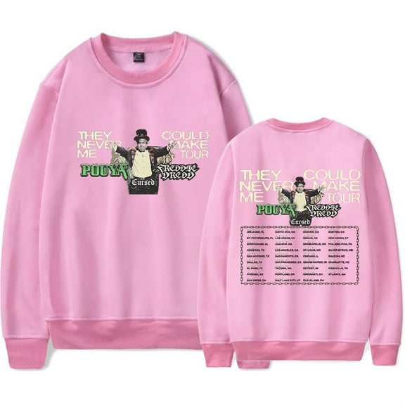 Pouya Tour 2025 Sweatshirt Hip Hop Longsleeve Crewneck Men Women Casual Pullover Clothes