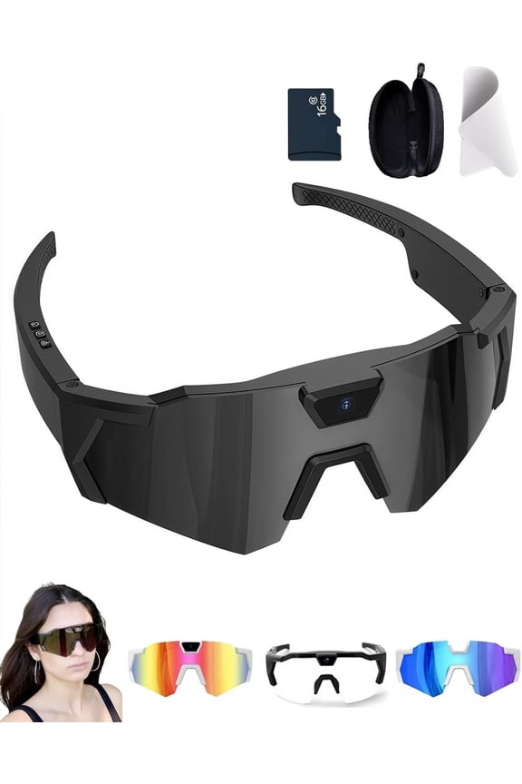 4k Baseball with Camera Smart Glass Men Women Sunglasses Cameras and Audio Video Action 2026 Upgrade