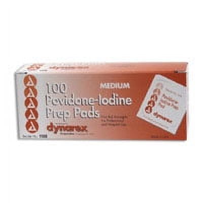 Povidone-Iodine Prep Pads - 100 Ea