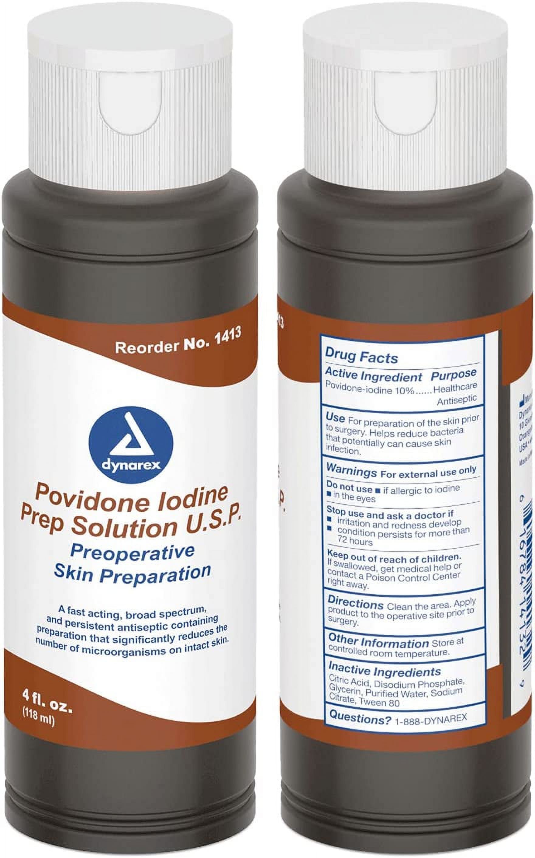 PovidoneIodine Prep Solution Antiseptic Solution for Skin & Mucosa