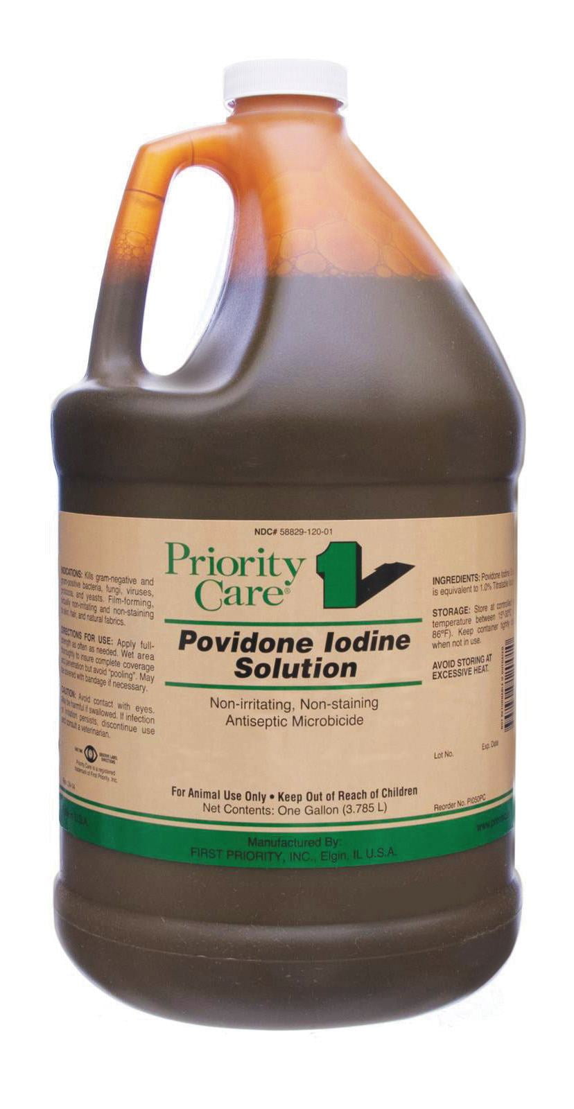 Povidone Iodine Solution, gallon