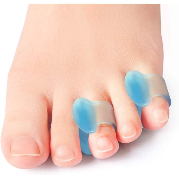 Povihome Silicone Toe Separators 6 Pairs, Soft & Comfortable Toe Spacers for Women, Bunion Pain Relief, Fits High Heels & Narrow Shoes