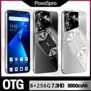 Povo5pro Intelligent 4G Network Integrated Machine 8+256GB, 6.5in Phone Android 8.1