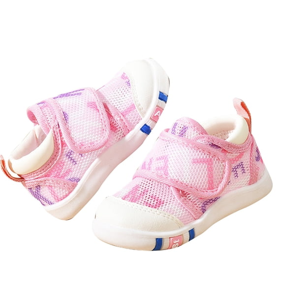 Povozer Baby Boy Sandals First Walking Shoes for Baby Boy Baby Girls Summer Leather Sandals with Soft Sole(Infant/Toddler) for 6.5,Pink