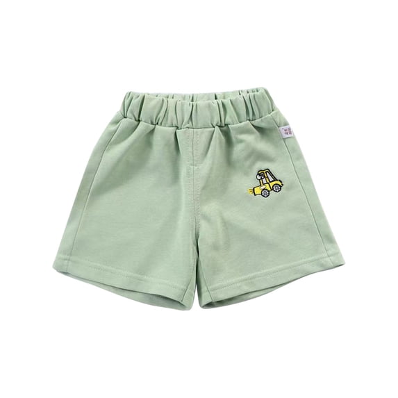 Povozer Baby Boys' Shorts,Toddler Boys Shorts Summer Casual Daily Shorts Pocket Casual Outwear Fashion For Children Clothing,Size 3-4 Years,Green