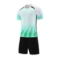 thumbnail image 1 of Povozer Baby Boys' Toddler T-shirt and Shorts Set Boy's Fashion Boys Comfortable Breathable Short Sleeve Shorts Set Quick Drying Sportswear Youth Basketball Suit Size 5-6 Years,S, 1 of 3