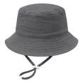 thumbnail image 1 of Povozer Baby Girl Sun Hat Baby Girl Straw Hat Outdoor Baby Sun Protection Hats Summer Bowknot Beach Cap for Infant Toddler Girls,Size 6-12 Months,Dark Gray, 1 of 3