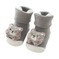 thumbnail image 1 of Povozer Baby Shoes Boys Girls Breathable Non-Skid Walking Sock Shoes First Walking Shoes with Soft Rubber Sole Toddler Slipper Sneaker(C,0-3 Months), 1 of 5