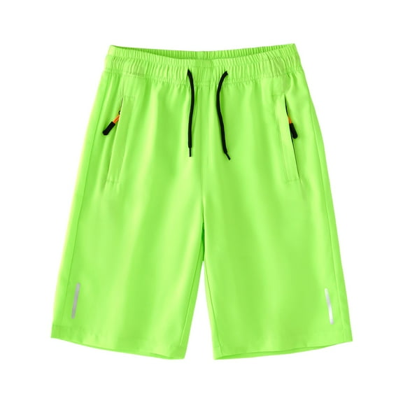 Povozer Baby Toddler Boys Shorts Cotton Toddler Boys Football Shorts Swim Trunks Golf Baseball Baby Summer Clothes Striped Beach Shorts Bottoms for 5-6 Years,Green
