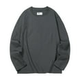 thumbnail image 1 of Povozer Boys Long Sleeve Tees Crewneck T-Shirts Kids Soft T-Shirts Top(Dark Gray,6-7Y), 1 of 2