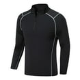 thumbnail image 1 of Povozer Boys Thermal Compression Shirt Top Athletic Base Layer Undershirt(Gray,12-13), 1 of 5