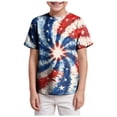 thumbnail image 1 of Povozer Boys Tshirts,Boys 4th of July Shirt Boys Shirts 4Th Of July Trucks Prints American Flag Shirt Kids Independence Day Patriotic Short Sleeves Toddler Boy Tops,Size 8-9 Years,Light Blue, 1 of 5