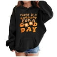 thumbnail image 1 of Povozer Girls Casual Long Sleeve Hoodies Cute Oversized Pocket Sweatshirt Tops Boys Hoodie Girl Sweatshirt Casual Girl Hoodie Pullover Hoodie Sweatshirt Hoodie For Girls,Size 7-8 Years,Black, 1 of 4