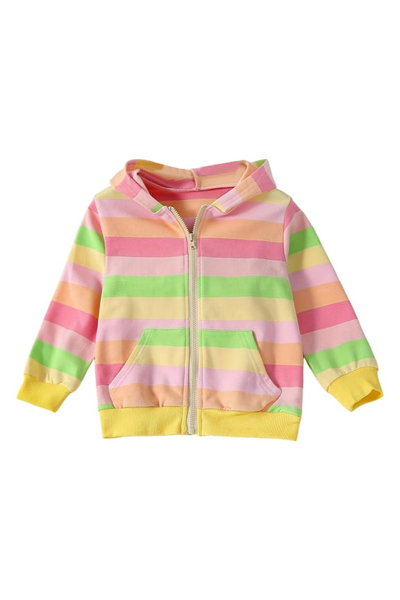 Girls Fleece Jacket for Kids Fall Winter Coat Zip up Girls Sweatshirt(Green,3-4T)