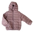 thumbnail image 1 of Povozer Girls Winter Coats Hooded Sherpa Lined Jacket Thick Warm Puffy Jackets(Purple,10-12Y), 1 of 3