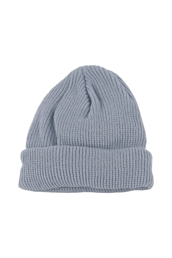 Kids Beanie Hat Winter Boys Girls Knit Beanies Caps Unisex Caps(Gray,1-9 Years)