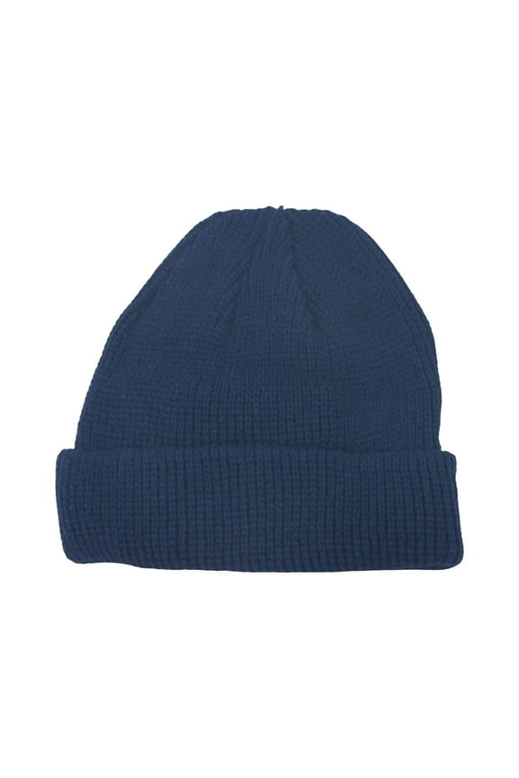 Kids Beanie Hat Winter Boys Girls Knit Beanies Caps Unisex Caps(Navy,1-9 Years)