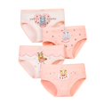 thumbnail image 1 of Povozer Kids Cotton Training Pants 4 Pack Toddler Training Underwear for Girls(Light Pink,4-5Y), 1 of 5
