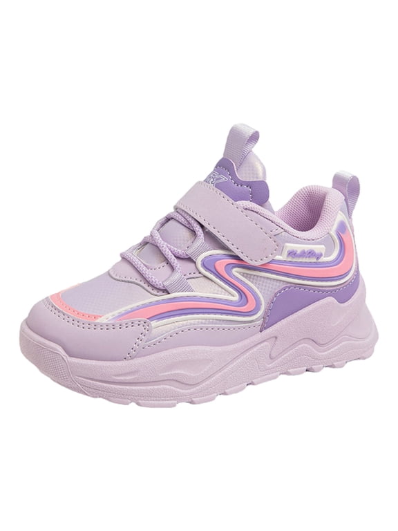 Kids Shoes, Boys Girls Sneakers Lightweight Athletic Walking/Running Tennis Shoes(Purple,3)